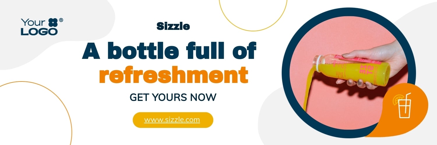 Soft Drink Company Twitter Header Template
