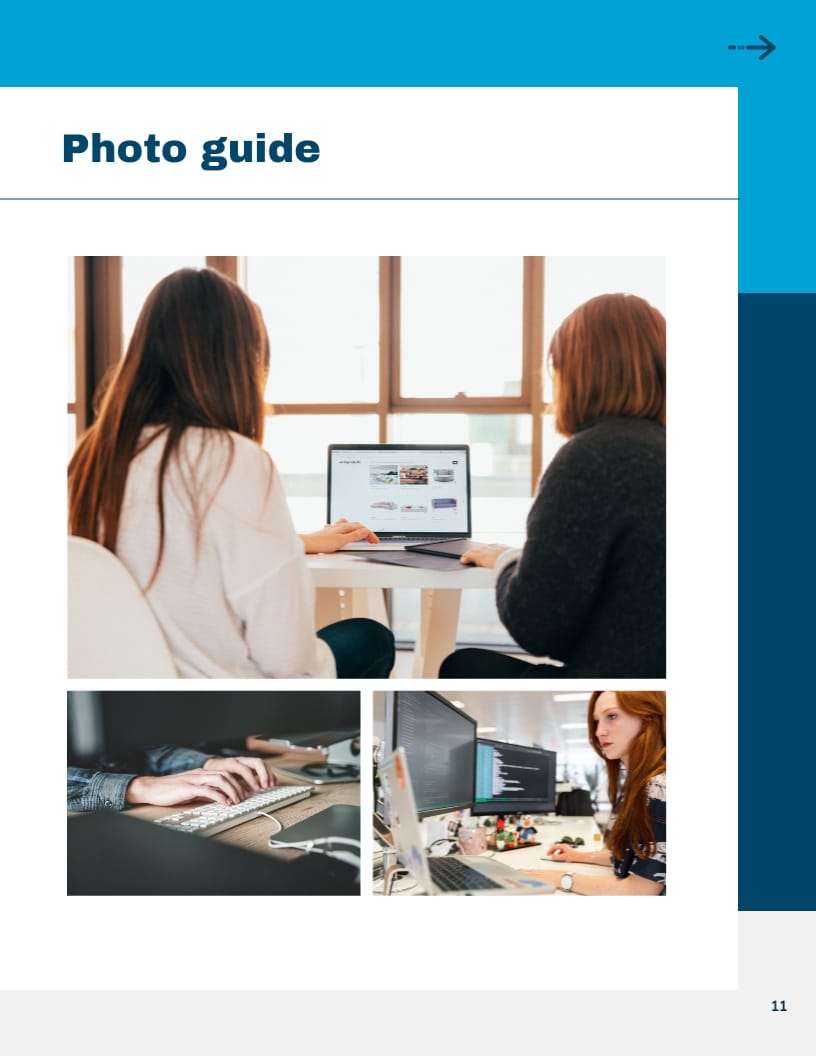 Software Company Brand Guidelines Template - Slide 11 Software Company Brand Guidelines Template - Slide 11