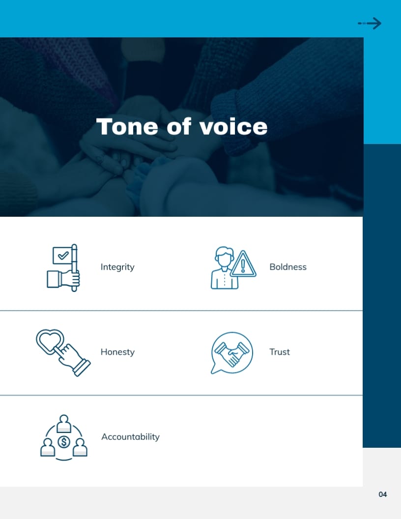 Software Company Brand Guidelines Template - Slide 4 Software Company Brand Guidelines Template - Slide 4