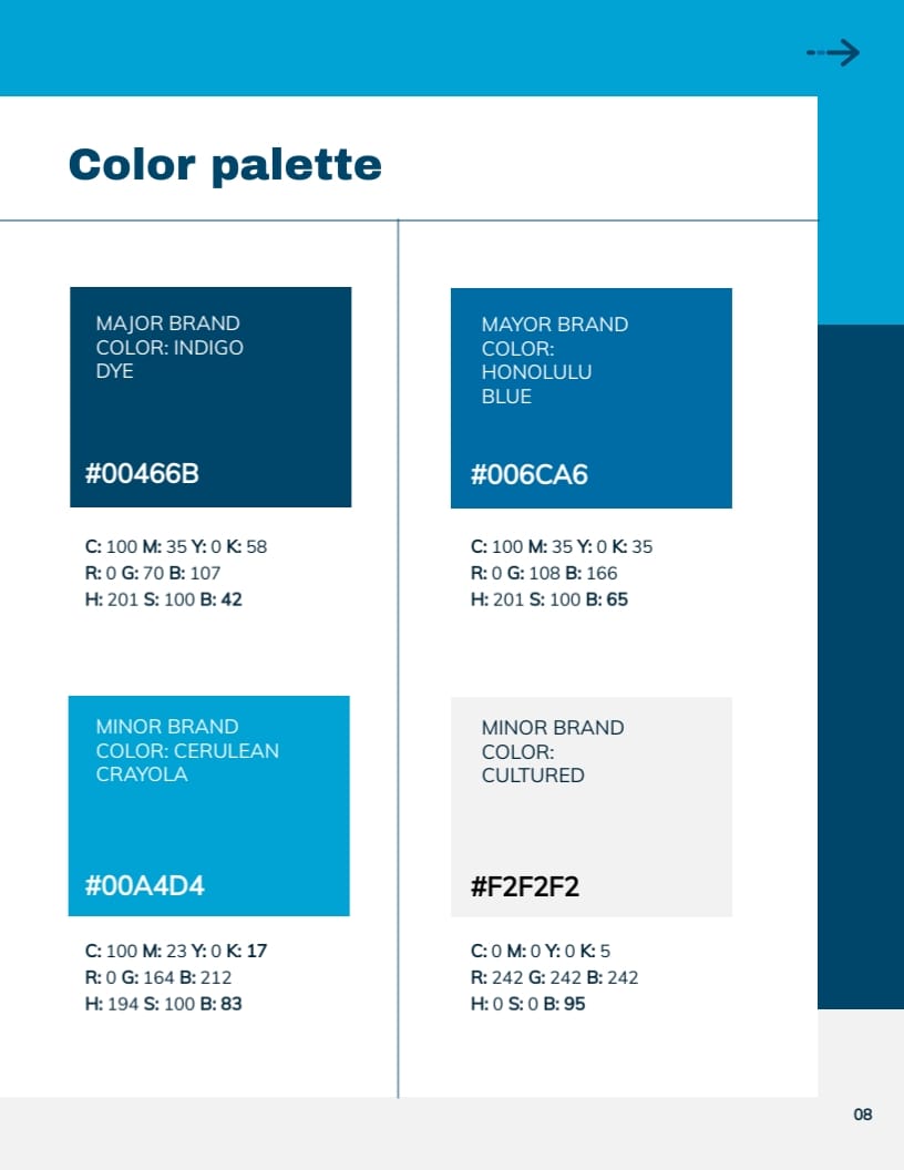 Software Company Brand Guidelines Template - Slide 8 Software Company Brand Guidelines Template - Slide 8