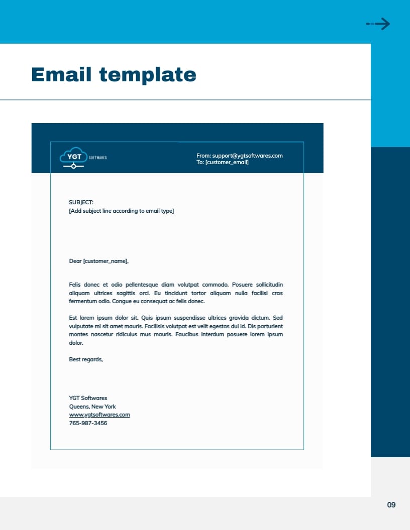 Software Company Brand Guidelines Template - Slide 9 Software Company Brand Guidelines Template - Slide 9