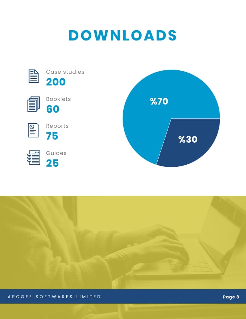 Software Company Weekly Report Template - Slide 8 Software Company Weekly Report Template - Slide 8