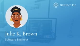 Software Engineer Business Card Template