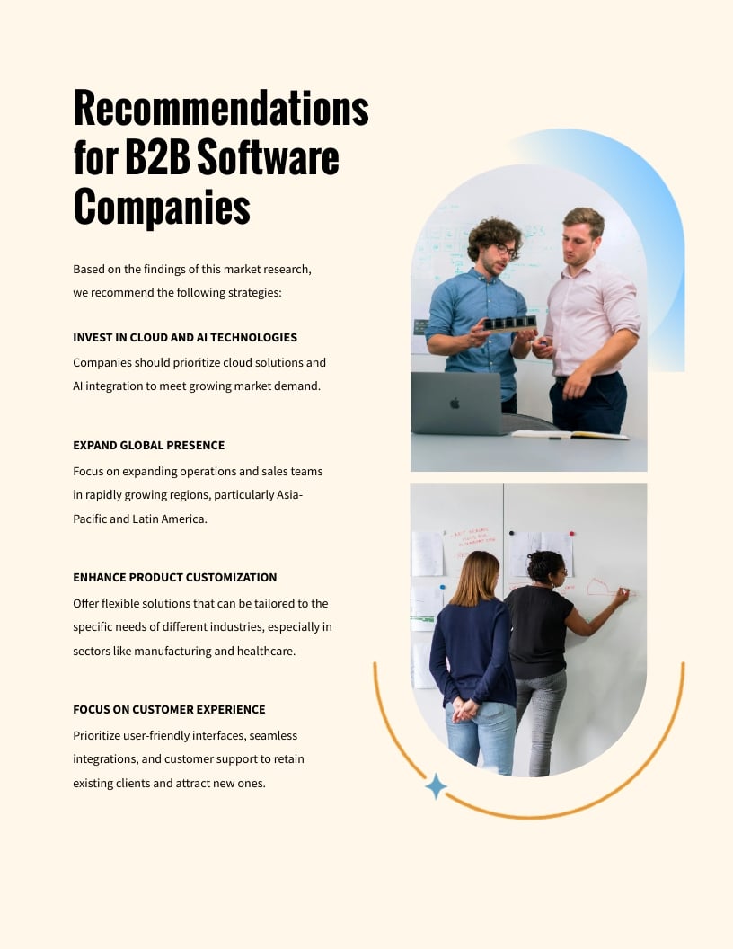 Software Market Research Report Template | Visme