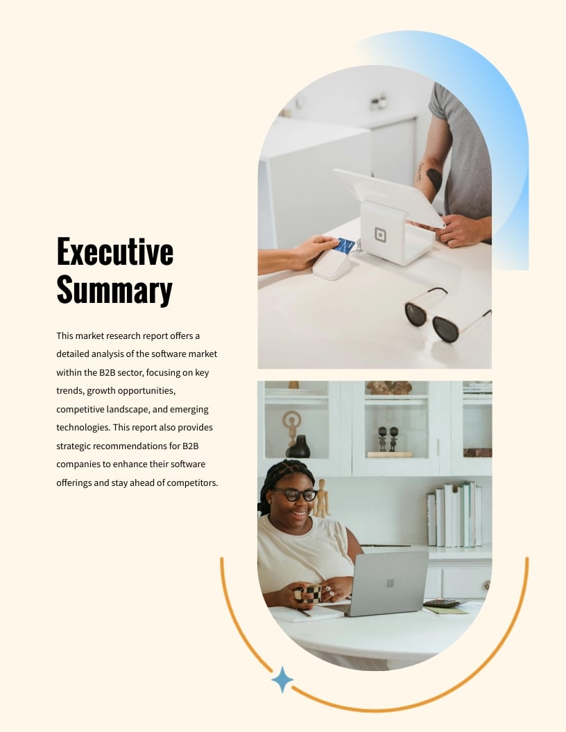 Software Market Research Report Template | Visme