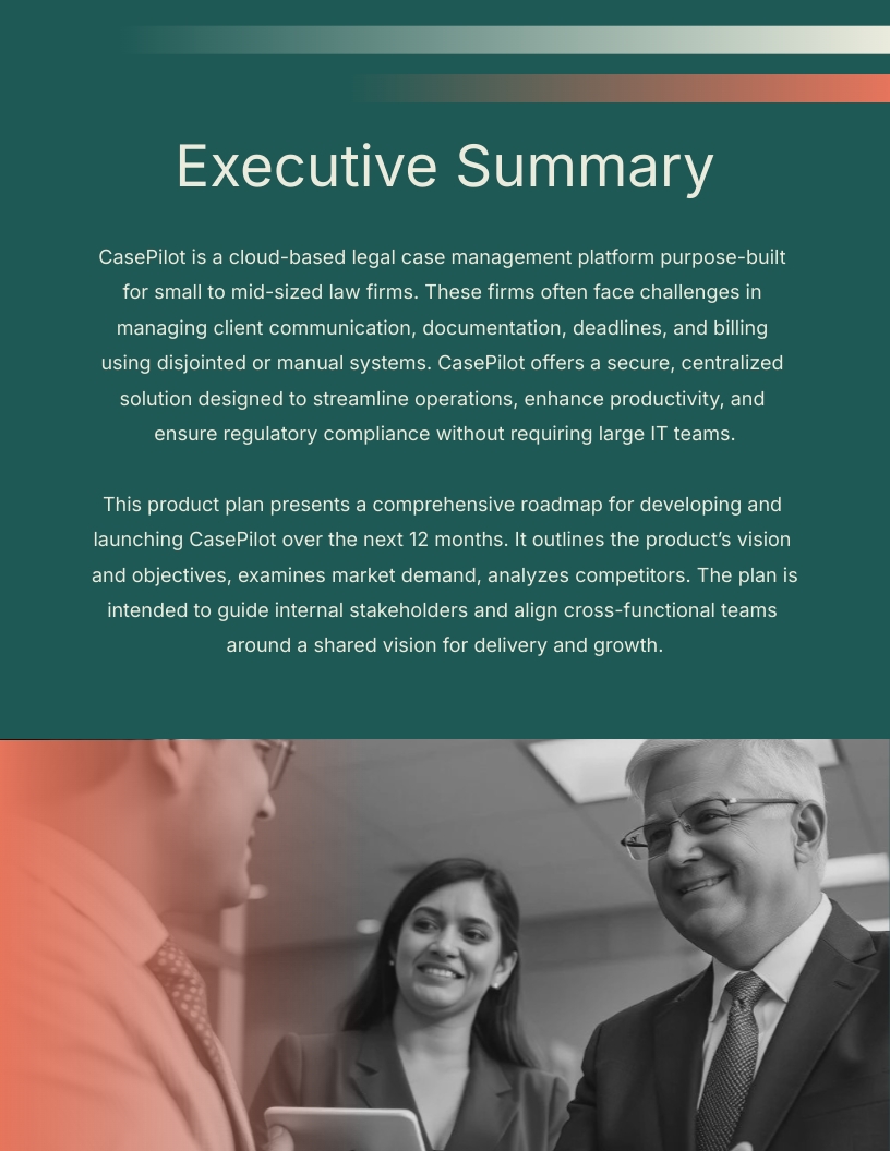 Software Product Plan Template - Slide 3 Software Product Plan Template - Slide 3