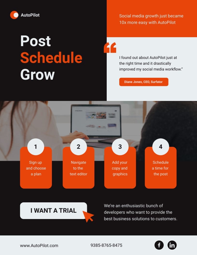 Software Product Sell Sheet Template