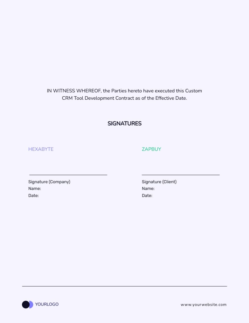 Software Project Contract Template - Slide 4 Software Project Contract Template - Slide 4