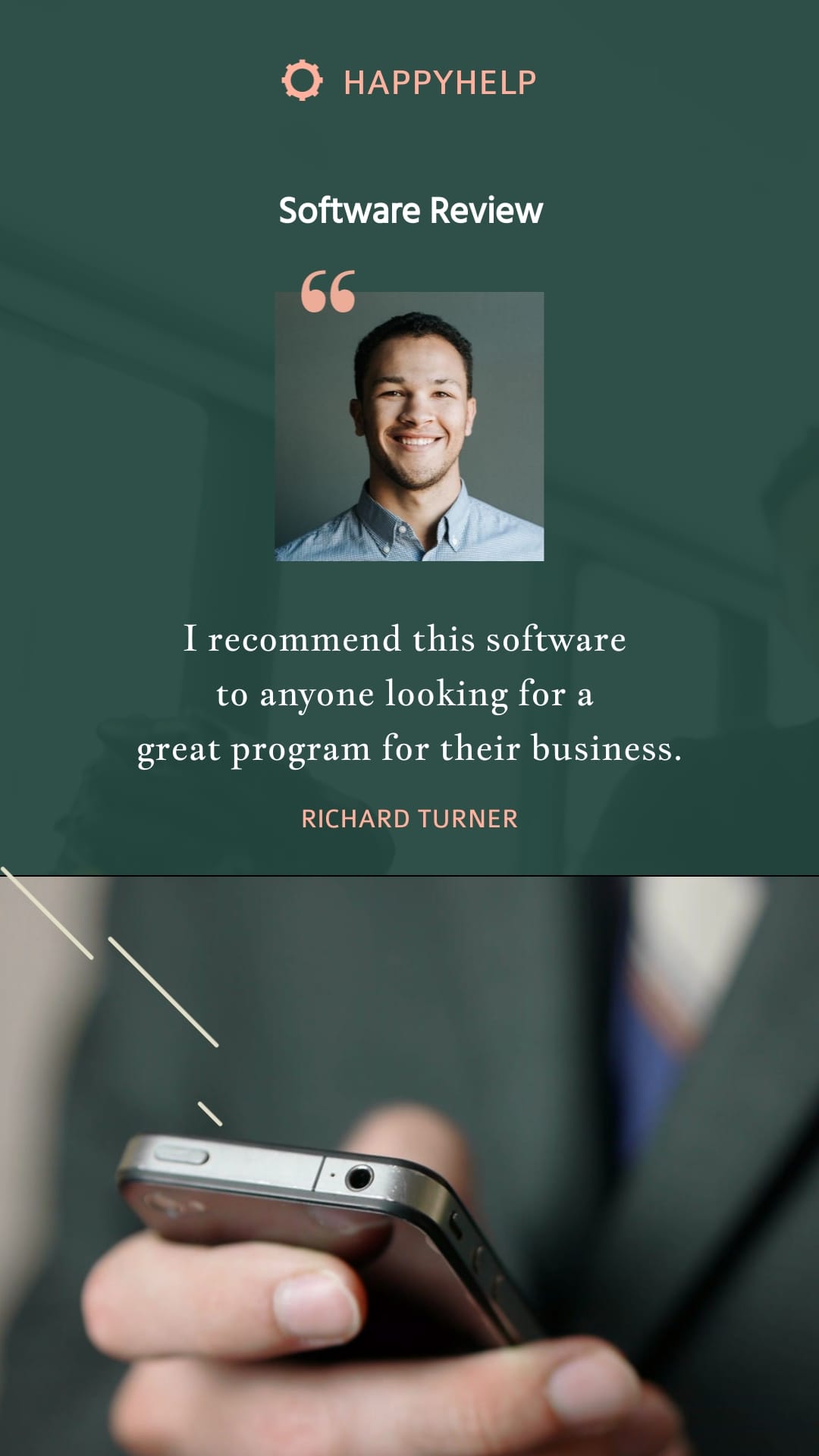 Software - Video Testimonial Vertical Template