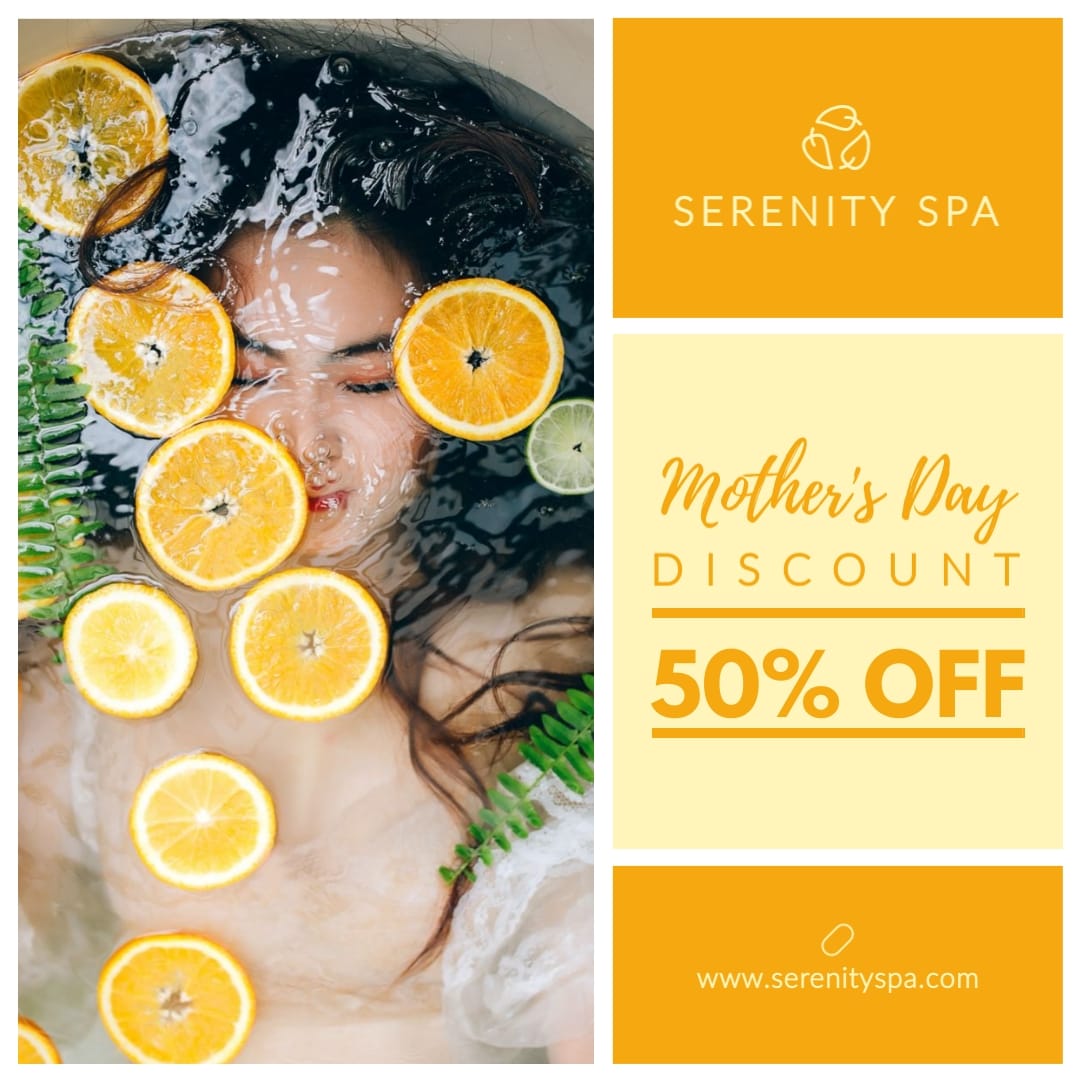 Spa Discount Instagram Post Template