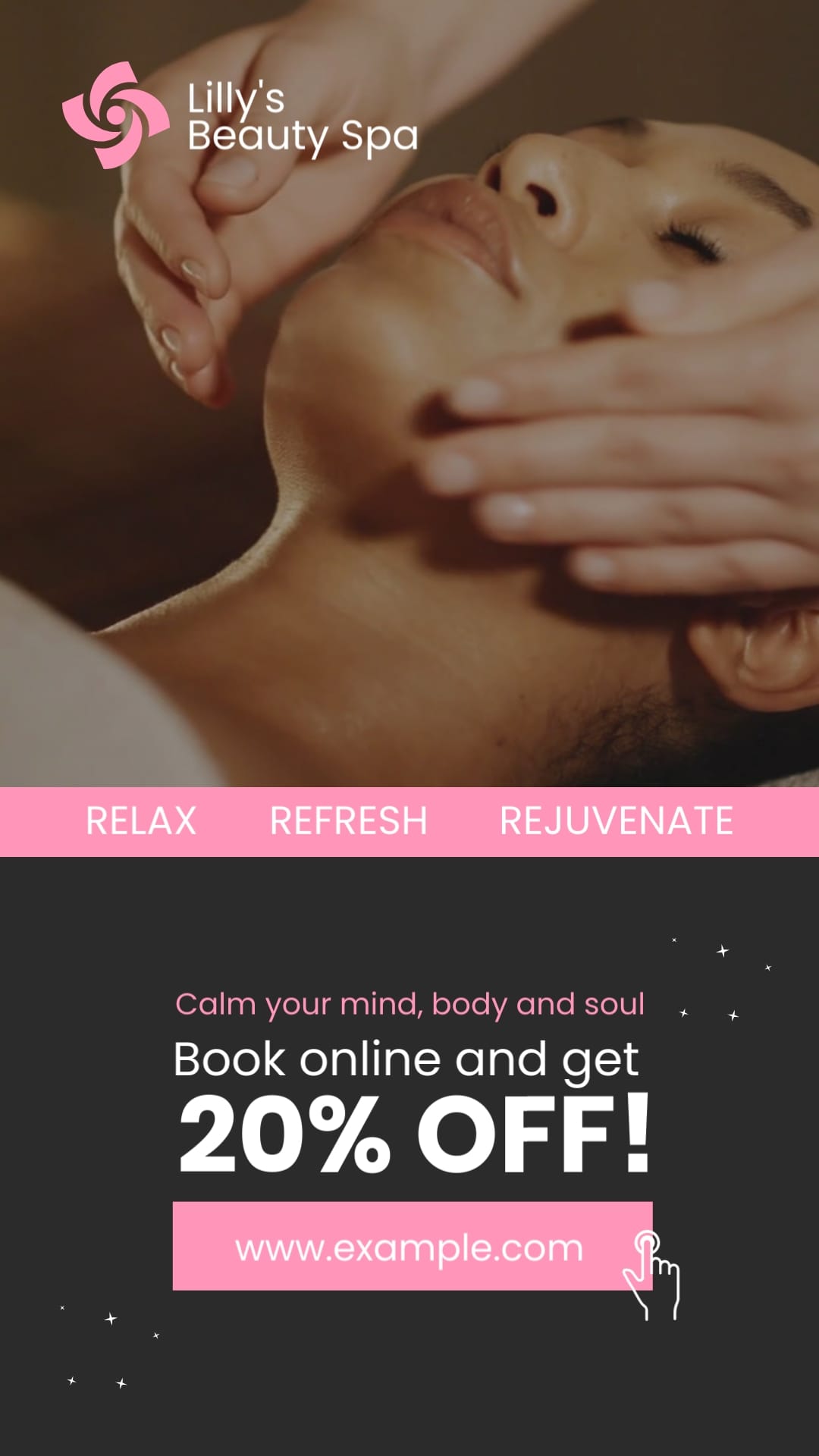 Spa Promo Ad Vertical Template
