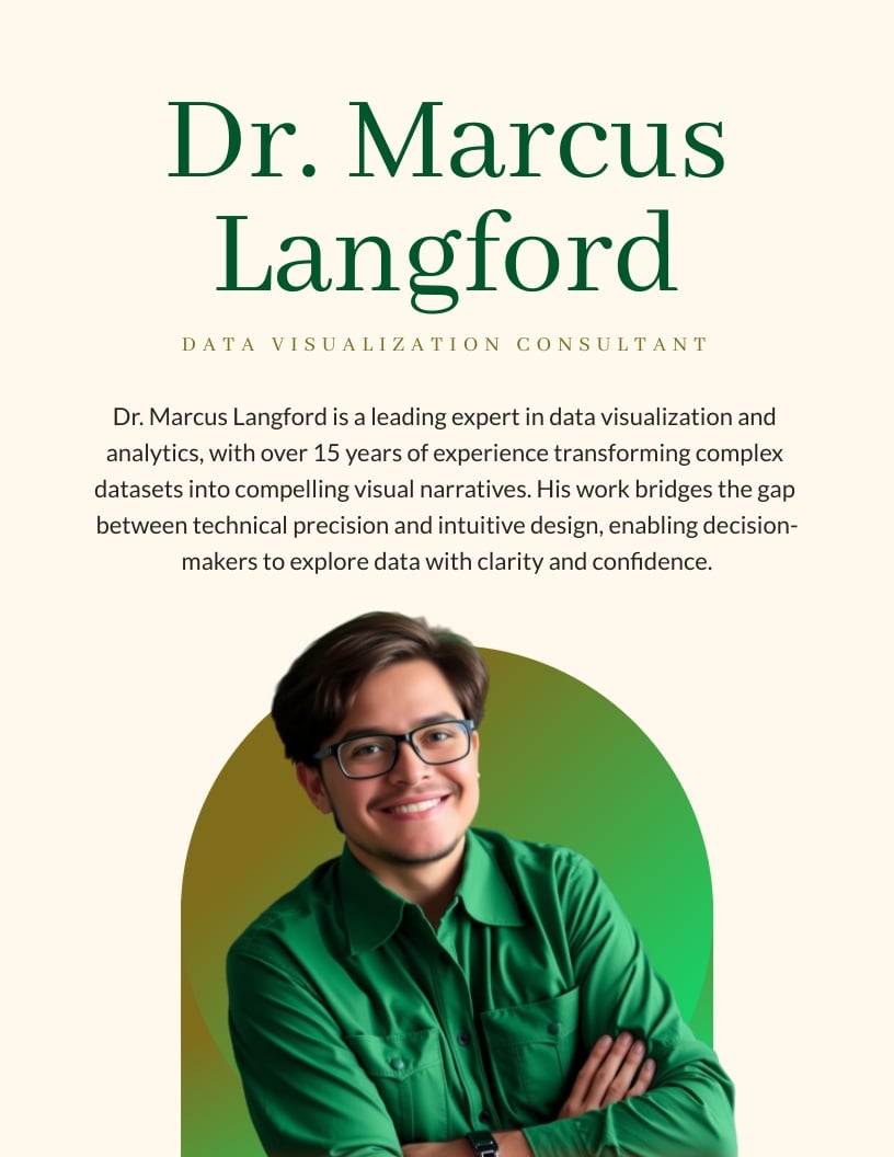 Speaker Bio Template