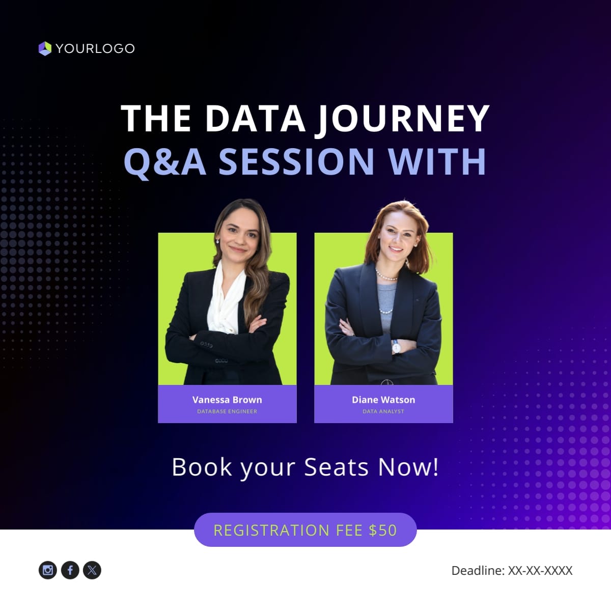 Speaker Session LinkedIn Post Template