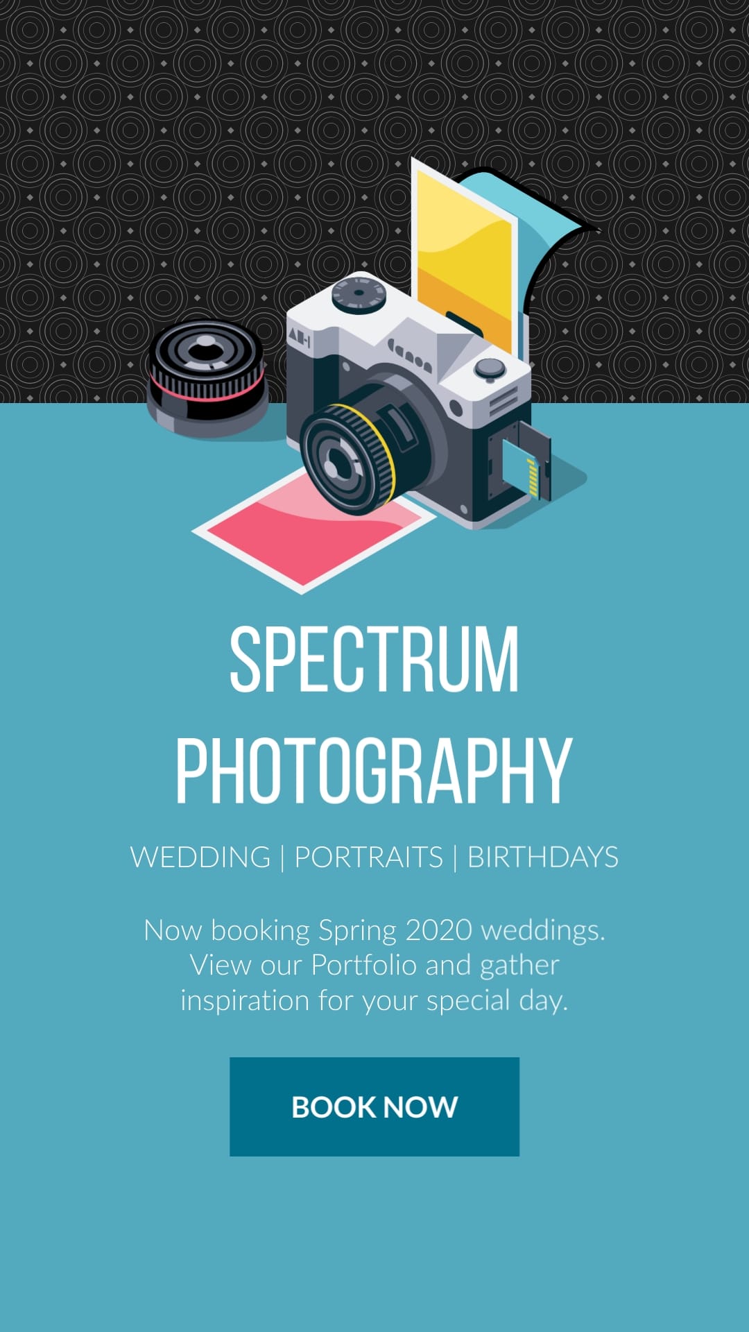 Spectrum Photography Vertical Template