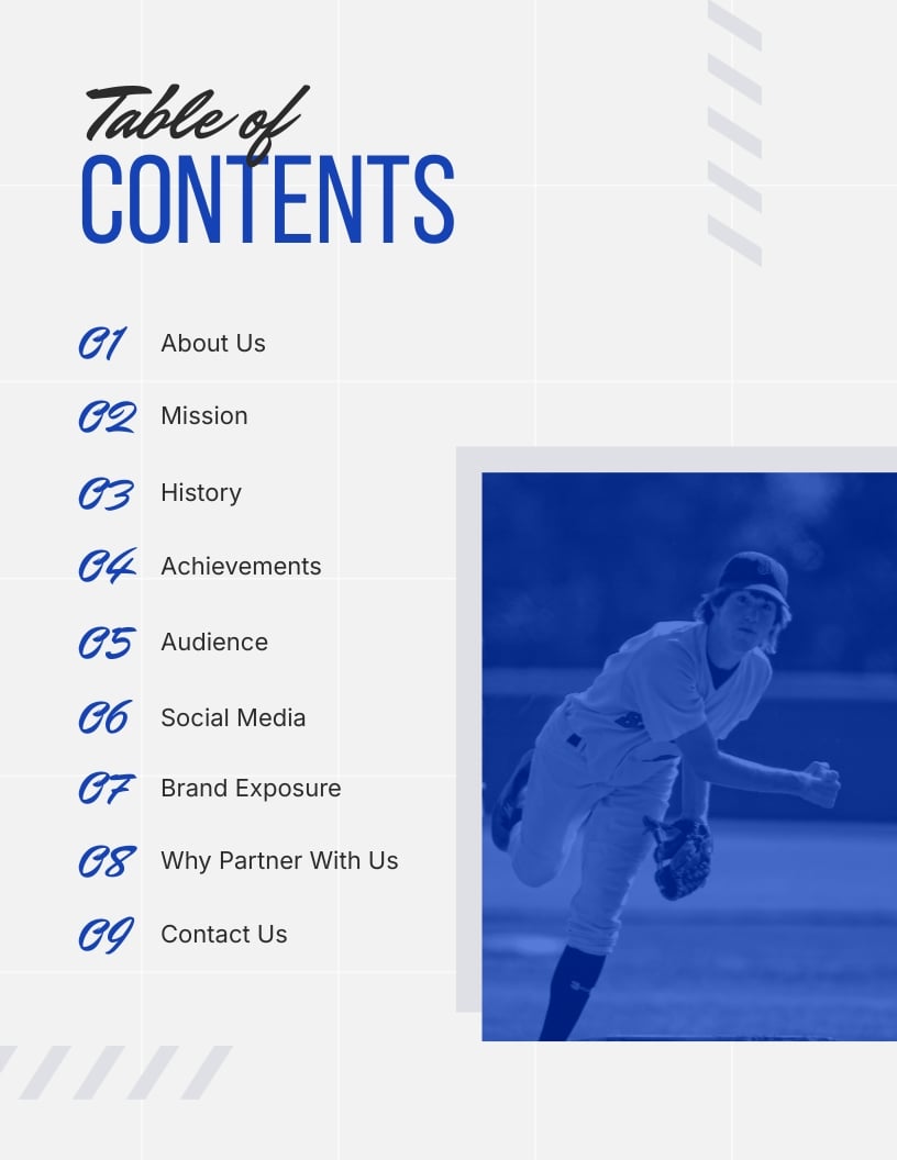 Sponsorship Sports Proposal Template | Visme