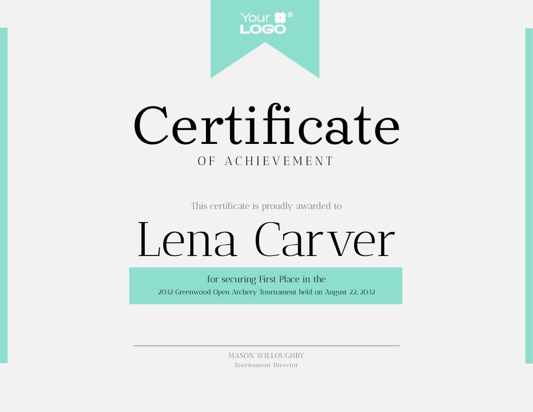 Sports Certificate Template