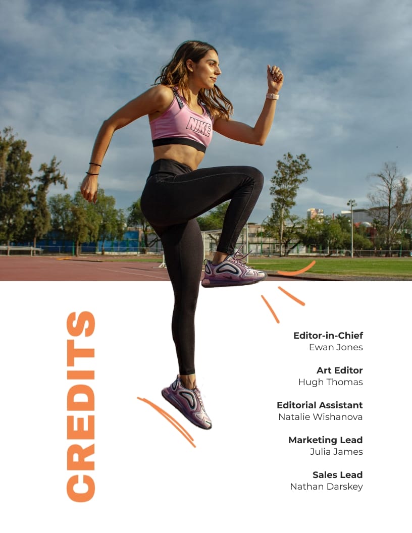 Sports Magazine Template - Slide 2 Sports Magazine Template - Slide 2