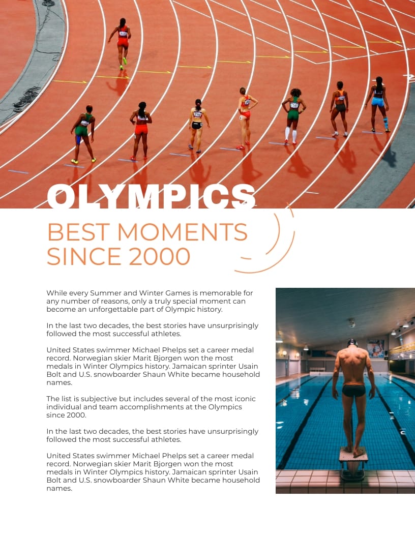 Sports Magazine Template - Slide 4 Sports Magazine Template - Slide 4