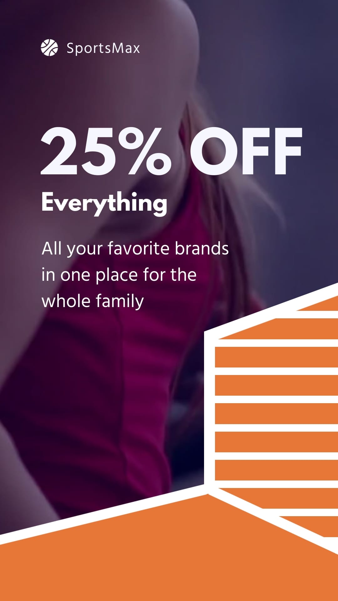 Sports Merchandise Bite-Sized Ad Vertical Template