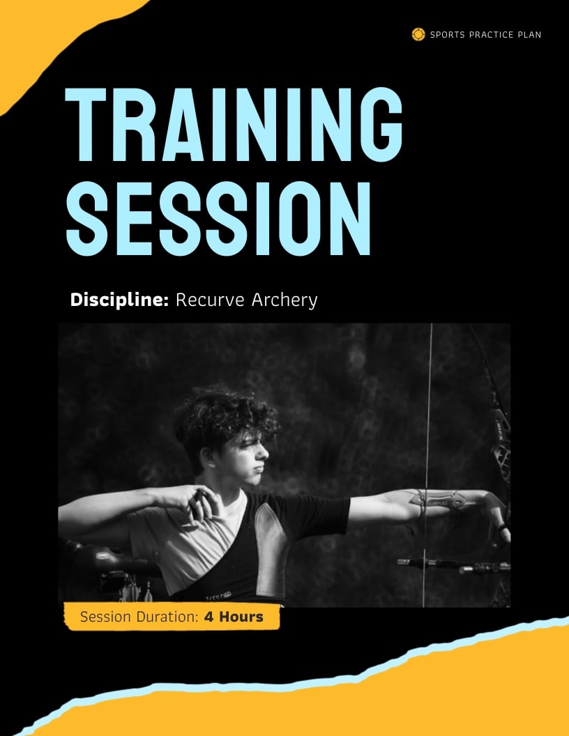 Sports Practice Plan Template