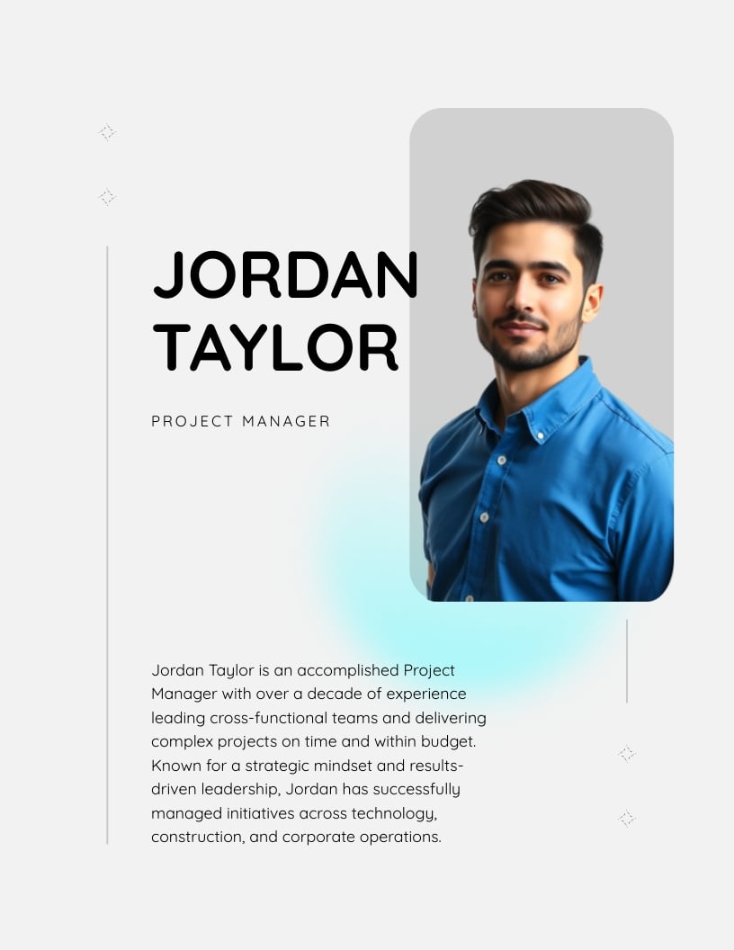Staff Bio Template