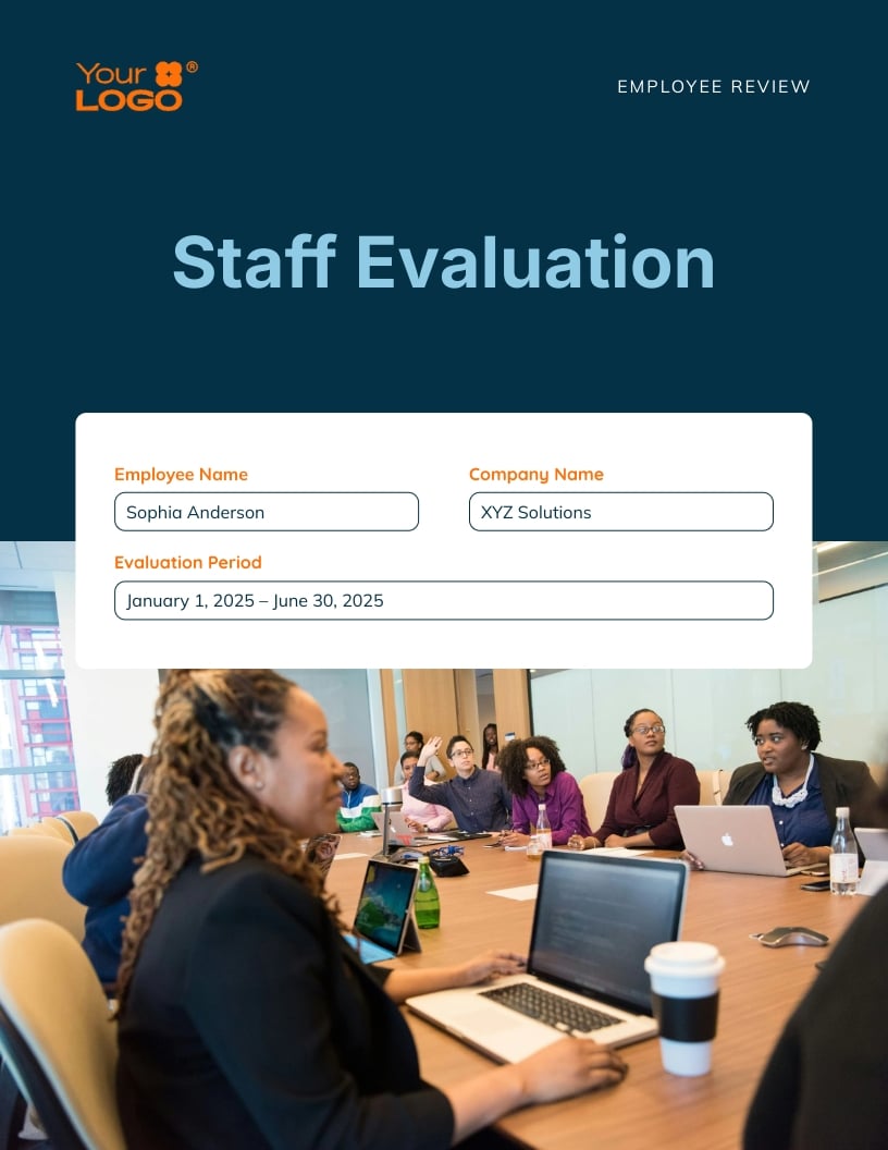 Staff Evaluation Template