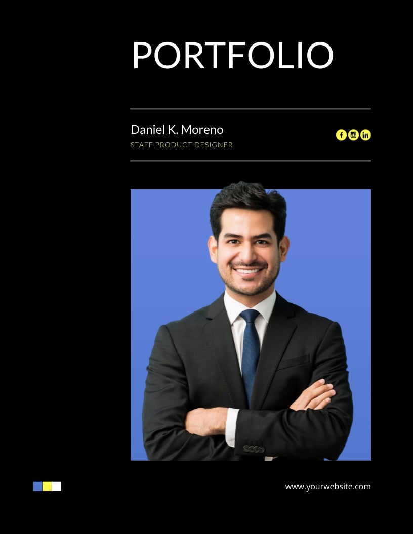 Staff Product Designer Portfolio Template