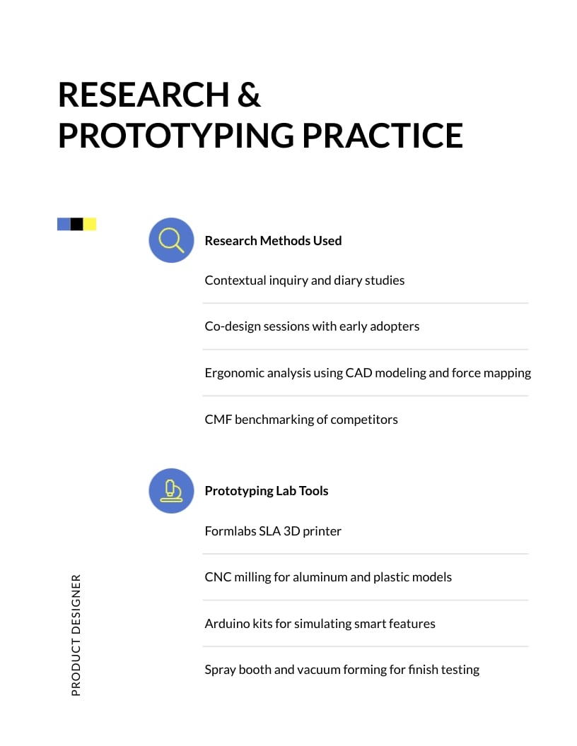 Staff Product Designer Portfolio Template - Slide 6 Staff Product Designer Portfolio Template - Slide 6