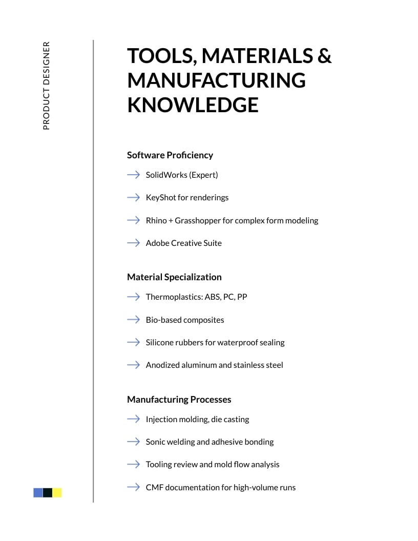 Staff Product Designer Portfolio Template - Slide 7 Staff Product Designer Portfolio Template - Slide 7