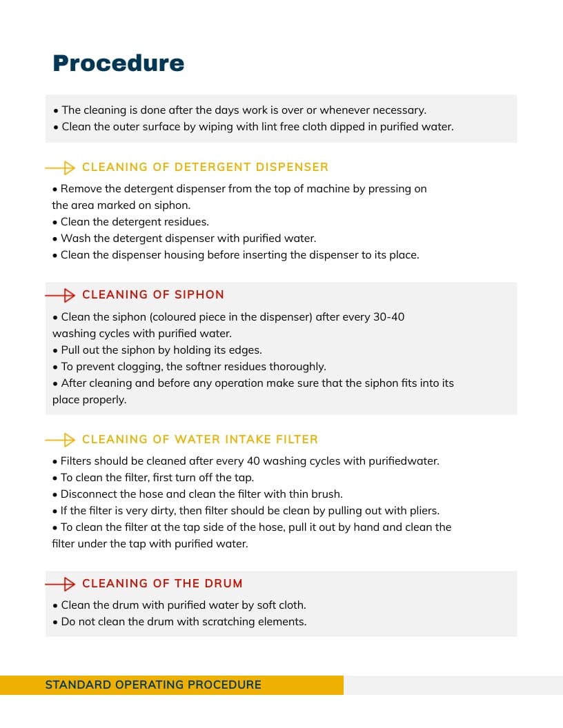 Standard Operating Procedure Template - Slide 4 Standard Operating Procedure Template - Slide 4