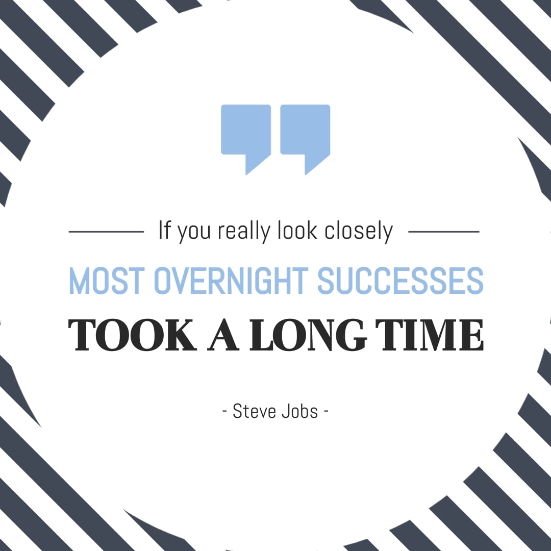Steve Jobs Animated Quote Square Template