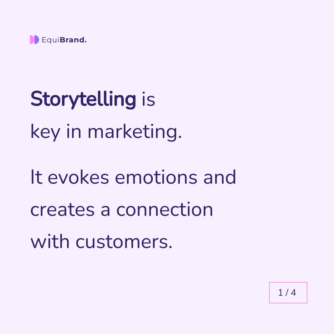 Storytelling Twitter Carousel Post Square Template