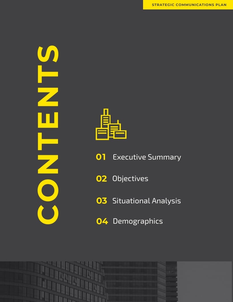 Strategic - Communication Plan Template - Slide 2 Strategic - Communication Plan Template - Slide 2