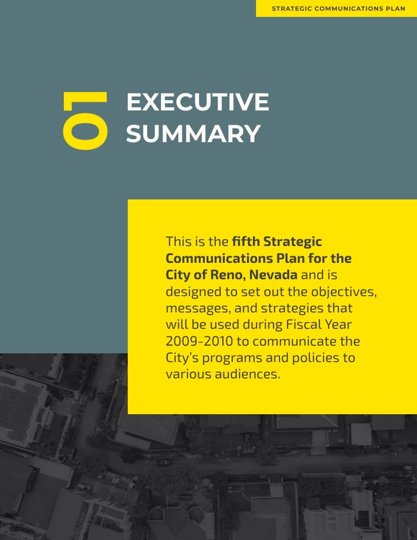 Strategic - Communication Plan Template - Slide 3 Strategic - Communication Plan Template - Slide 3