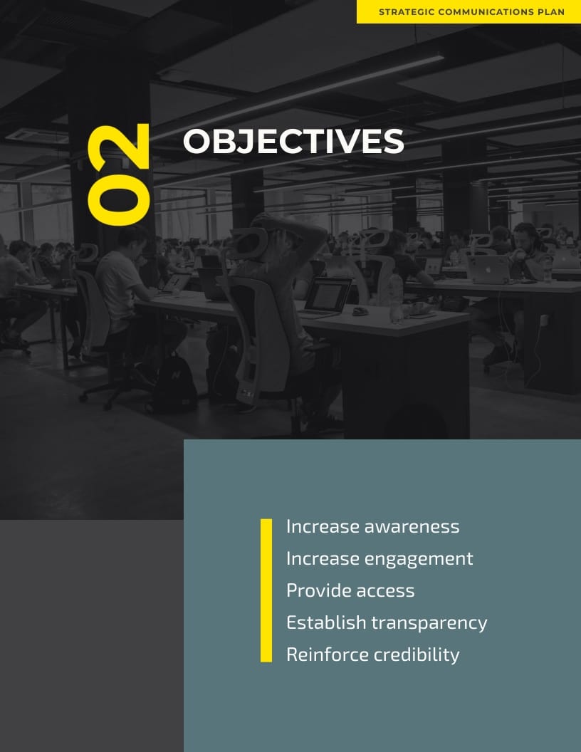 Strategic - Communication Plan Template - Slide 4 Strategic - Communication Plan Template - Slide 4