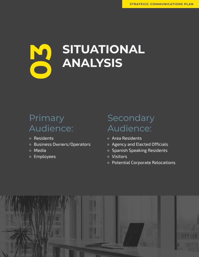Strategic - Communication Plan Template - Slide 5 Strategic - Communication Plan Template - Slide 5