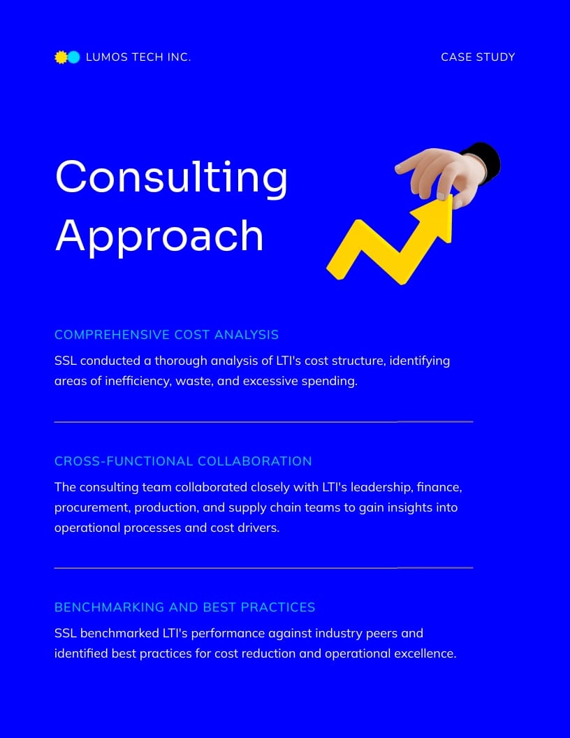 Strategic Cost Reduction Case Study Template | Visme