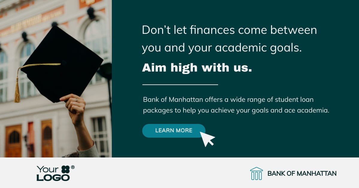 Student Loan LinkedIn Sponsored Post Template
