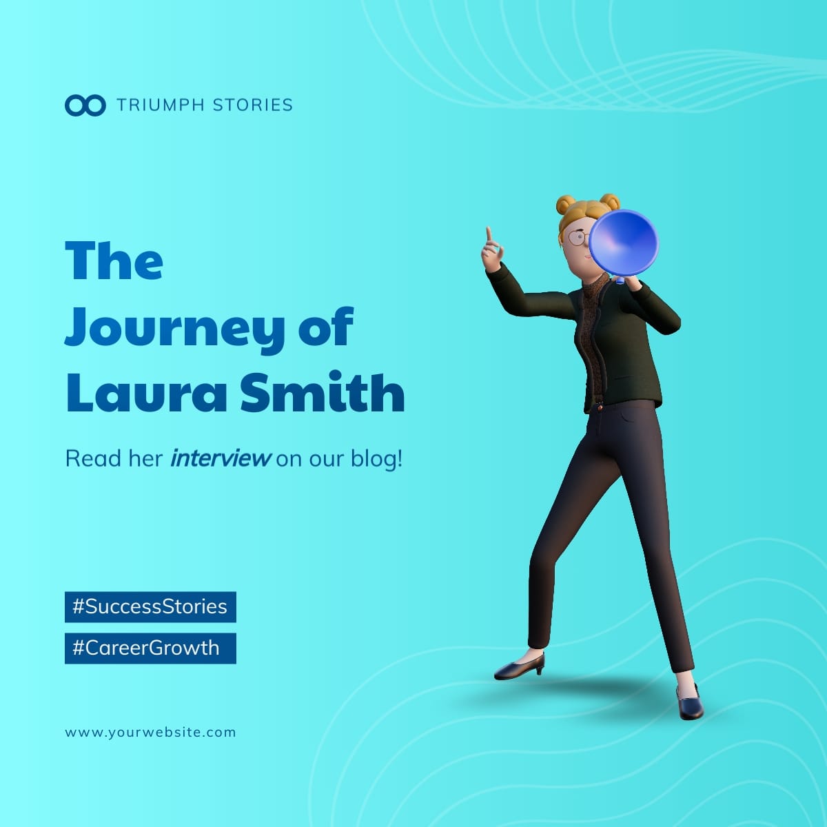 Success Story Linkedin Post Template