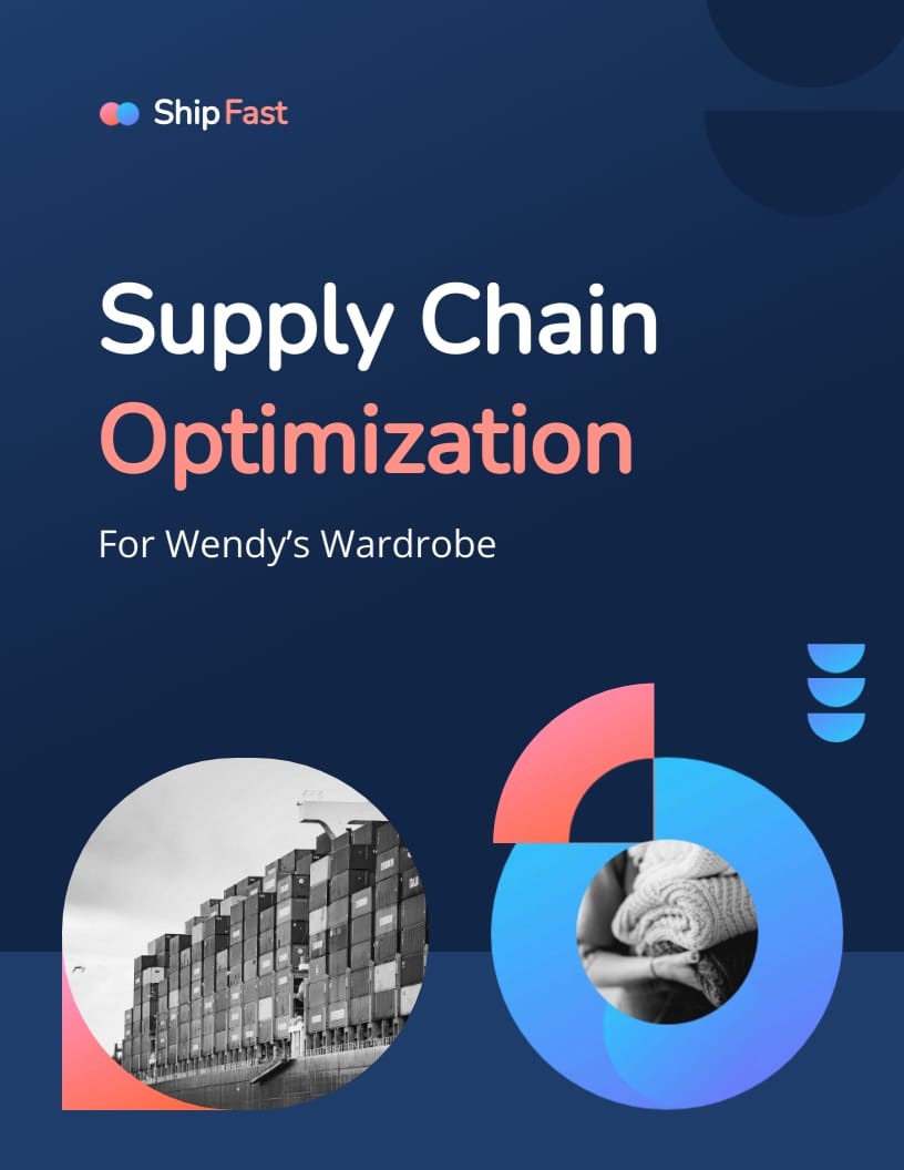 Supply Chain Optimization Proposal Template