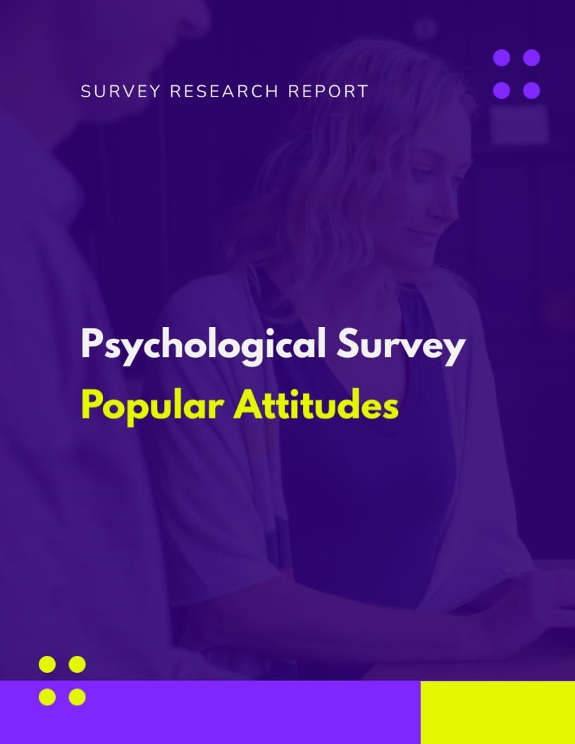 Survey Research Report Template