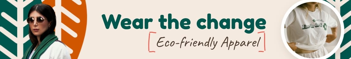 Sustainable Fashion LinkedIn Header Template