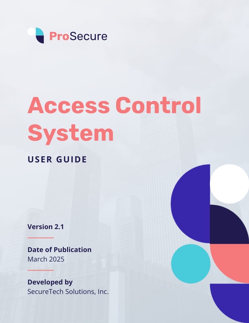 System User Guide Template