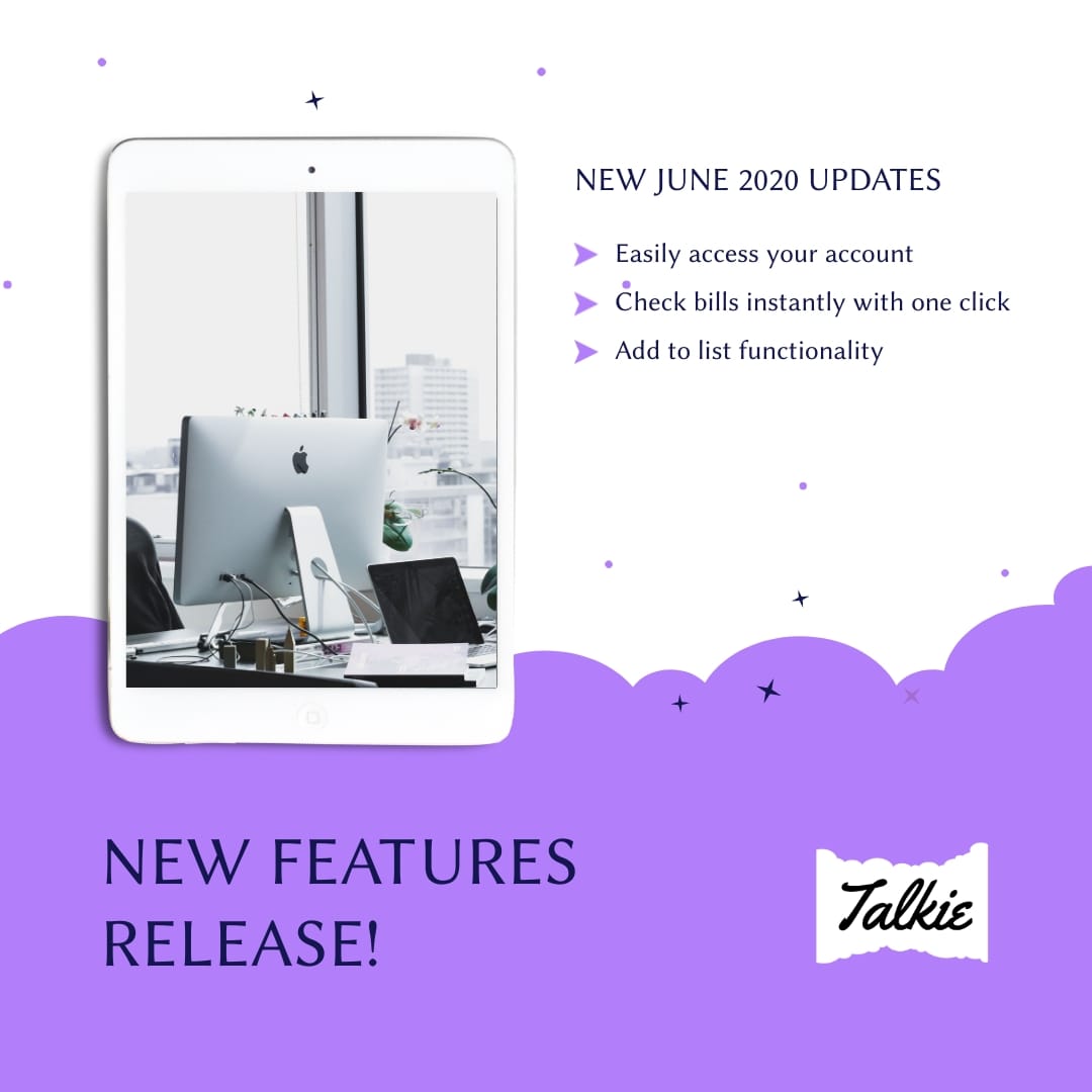 Talkie New Releases Animated Square Template