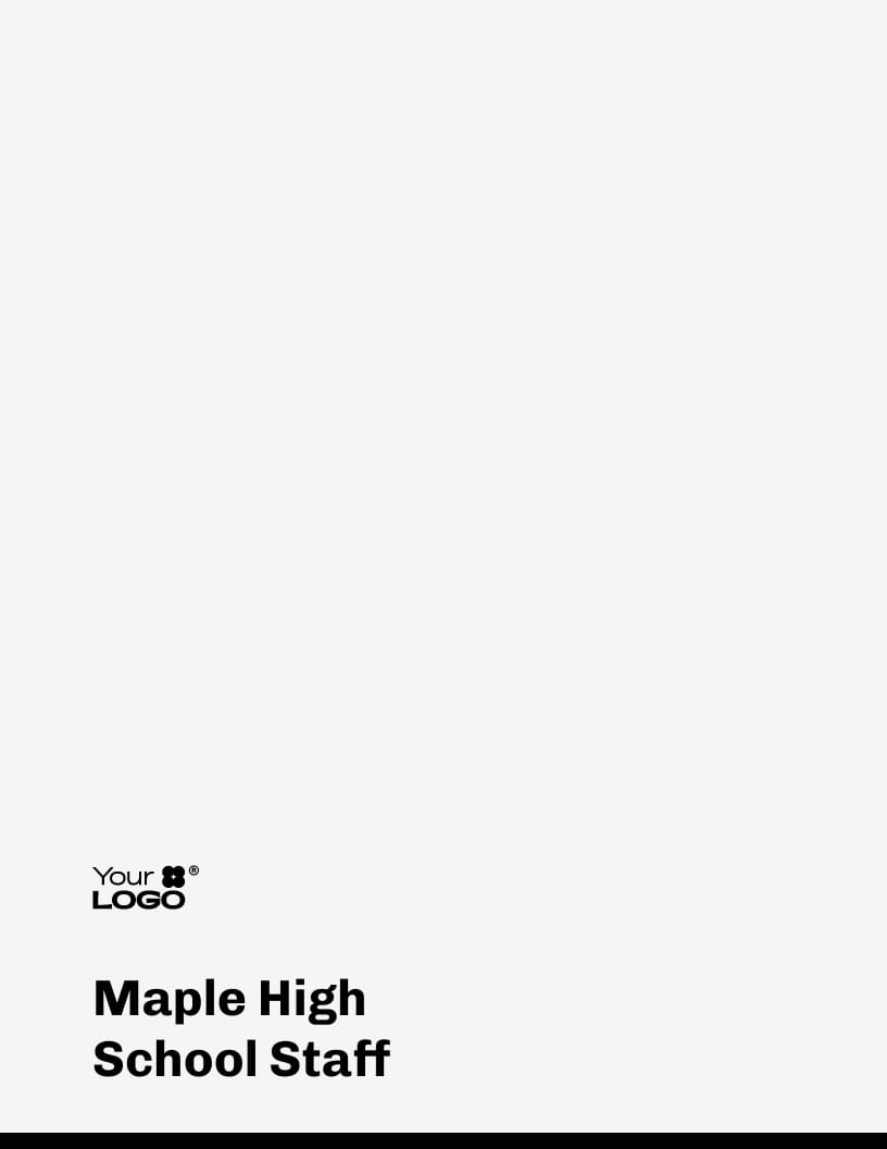 Teacher Employee Training Manual Template | Visme