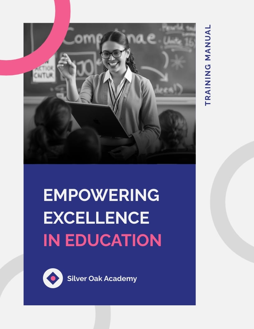 Teacher Training Manual Template