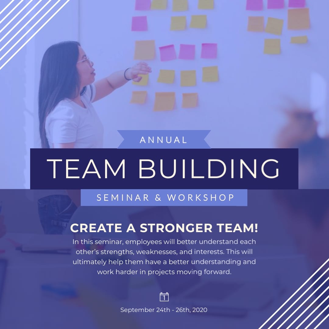 Team Building Animated Square Template