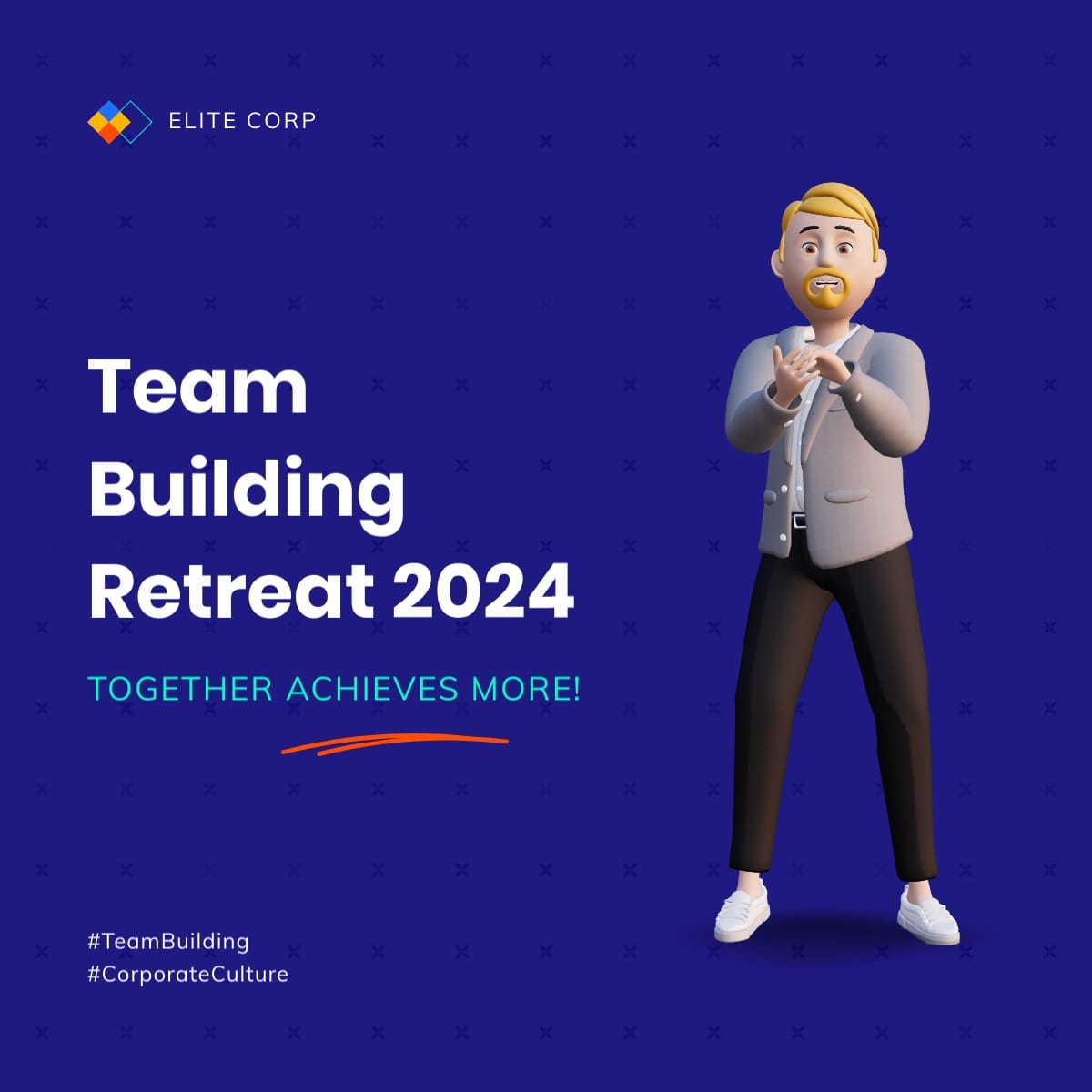Team Building Linkedin Post Template