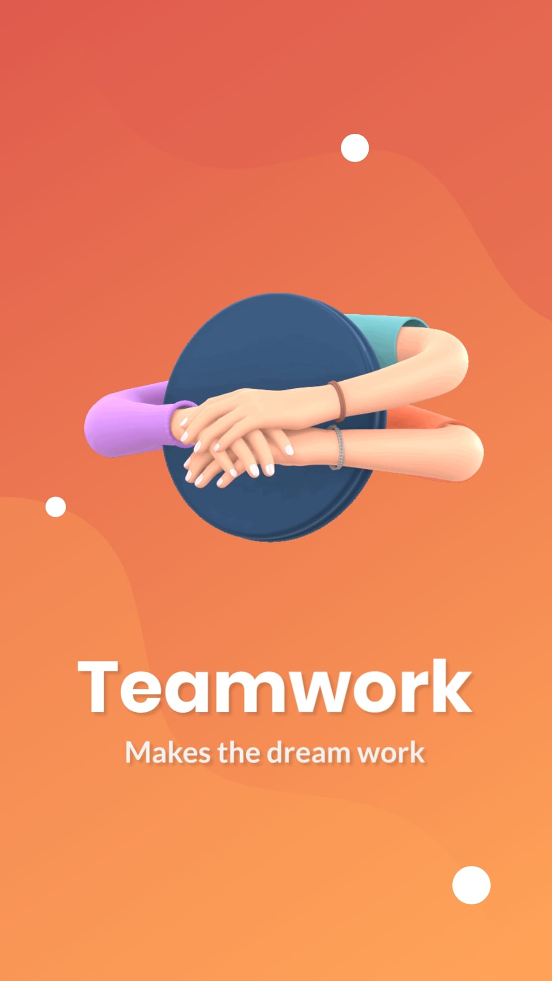 Teamwork Animated Vertical Template