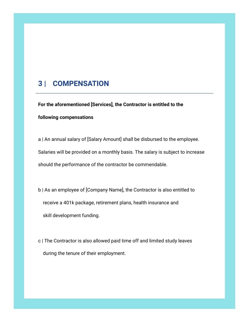 Tech Consultancy Contract Template - Slide 4 Tech Consultancy Contract Template - Slide 4